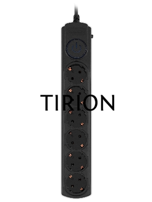 Сетевой фильтр Ippon BK-6-EU-5-10-B 5м (6 розеток) черный (коробка)
