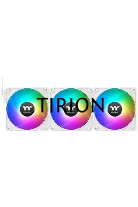 Комплект вентиляторов для корпуса Thermaltake CT140 EX ARGB Sync (3 шт.) белый, 140 мм, 1800 об/мин, 30.7 дБ, 4 pin