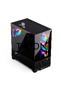 Компьютерный корпус ABR MINI PRO (1*USB 3.0, 1*USB Type-C, HD Audio, 4xRGB Fan, ATX, Micro-ATX, ITX)