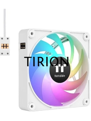 Комплект вентиляторов для корпуса Thermaltake CT140 EX ARGB Sync (3 шт.) белый, 140 мм, 1800 об/мин, 30.7 дБ, 4 pin