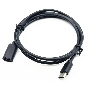 Кабель-удлинитель Buro USB Type-C (m) USB Type-C (f) 2м (BU-EXT-TYPEC-2M) черный