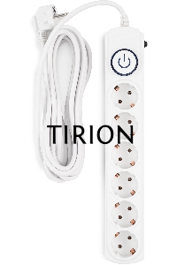 Сетевой фильтр Ippon BK-6-EU-5-10-W 5м (6 розеток) белый (коробка)