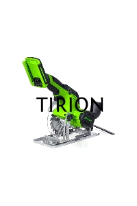 Циркулярная пила аккумуляторная GreenWorks G24MCS 24В, бесщеточная, без АКБ и ЗУ (1501207)