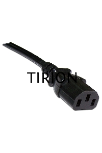 Шнур питания Lanmaster LAN-PP13/SHA-0.5-BK C13-Schuko проводник.:3x0.75мм2 0.5м 220В 10А (упак.:1шт) черный