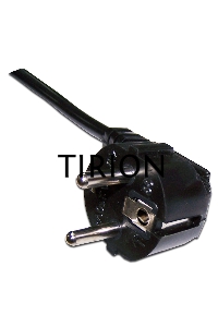 Шнур питания Lanmaster LAN-PP13/SHA-0.5-BK C13-Schuko проводник.:3x0.75мм2 0.5м 220В 10А (упак.:1шт) черный