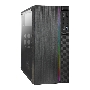Корпус Minitower ExeGate mEVO-9301-NPX400 (mATX, БП 400NPX с вент. 12см, с окном, 2*USB+1*USB3.0, HD аудио, черный, с RGB подсветкой)