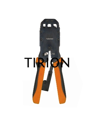 Инструмент обжимной Hyperline HT-200AR для RJ-50, RJ-45, RJ-12, RJ-11 (10P10C, 8P8C типа AMP, 6P6C, 4P4C), профессиональный, с храповым механизмом