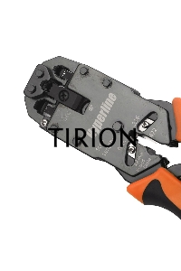 Инструмент обжимной Hyperline HT-200AR для RJ-50, RJ-45, RJ-12, RJ-11 (10P10C, 8P8C типа AMP, 6P6C, 4P4C), профессиональный, с храповым механизмом