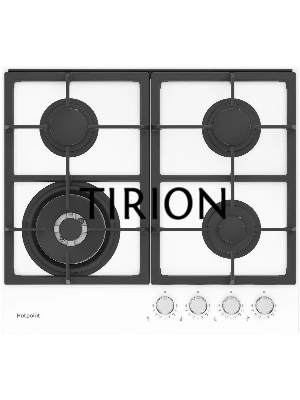 Встраиваемая газовая панель Hotpoint HGS 62F/WH, независимая, белый