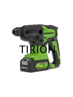 Перфоратор аккумуляторный бесщеточный GreenWorks GD24SDS2K4,  2 ДЖ, 24V, c 1хАКБ 4 Ач и ЗУ в сумке (3803007UB)