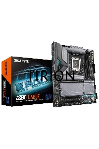 Материнская плата Gigabyte Z890 EAGLE, LGA 1851, Intel Z890, 4xDDR5, 4xSATA, 4xM.2, 1xPCIe 5.0 x16, 2xPCIe 4.0 x4, 1xDP, 1xUSB-C, 1x 2.5Gb LAN, 4xUSB-A 3.2 Gen 1, 2xUSB-A 3.2 Gen 2, 3x3.5 мм, 7.1, 1xUSB4, ATX