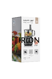 Кухонный комбайн Galaxy Line GL 2314, серый, 1,2 л, 1000 Вт, 2 скорости, импульсный режим