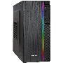 Компьютерный корпус Minitower ExeGate mEVO-9302-NPX450 (mATX, БП 450NPX с вент. 12см, 2*USB+1*USB3.0, HD аудио, черный, с RGB подсветкой)