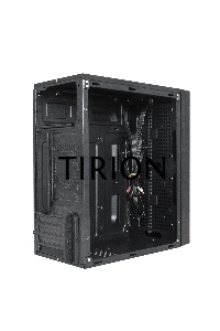 Корпус Minitower ExeGate mEVO-9301-NPX450 (mATX, БП 450NPX с вент. 12см, с окном, 2*USB+1*USB3.0, HD аудио, черный, с RGB подсветкой)