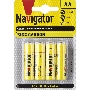 Элемент питания NAVIGATOR NBT-NS-R6-BP4, 1.5 В