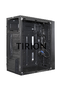 Компьютерный корпус Minitower ExeGate mEVO-9302-NPX400 (mATX, БП 400NPX с вент. 12см, 2*USB+1*USB3.0, HD аудио, черный, с RGB подсветкой)