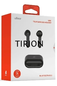 Гарнитура вкладыши uBear Vibe черный беспроводные bluetooth в ушной раковине