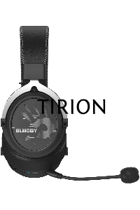 Наушники с микрофоном A4Tech Bloody MR590 Sports черный 1.5м мониторные BT/Radio/3.5mm оголовье (MR590 + WIRED/SPORT BLACK)