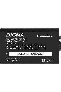 Блок питания Digma ATX 700W DPSU-700W-WH RTL, 700Вт, 80 PLUS WHITE, 120мм черный