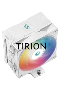 Кулер для процессора DEEPCOOL AG400 DIGITAL WH ARGB белый, 120 мм, алюминий/медь, 2100 об/мин, 31.6 дБ, 4 pin, 220 Вт, 152.7 мм