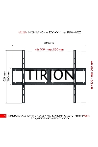 Кронштейн для телевизора Holder LCD-F8601-B черный 55