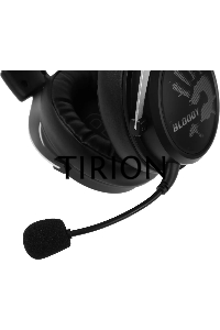 Наушники с микрофоном A4Tech Bloody MR590 Sports черный 1.5м мониторные BT/Radio/3.5mm оголовье (MR590 + WIRED/SPORT BLACK)