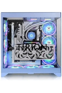 Корпус Thermaltake CTE E600MX Hydrangea синий без БП E-ATX 11x120mm 4x140mm 2xUSB3.0 audio bott PSU