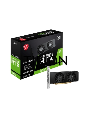 Видеокарта MSI RTX3050 LP 6G OC NVIDIA GeForce RTX 3050 6Gb 128bit PCI-E 4.0 GDDR6 1492/14000 HDMIx2 DPx1 HDCP Ret low profile