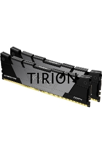Оперативная память Kingston Fury Renegade, DDR4, 32GB (2x16GB), 3200MHz, CL16, с радиаторами, серый/черный