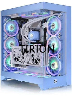 Корпус Thermaltake CTE E600MX Hydrangea синий без БП E-ATX 11x120mm 4x140mm 2xUSB3.0 audio bott PSU