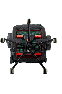 Кресло игровое Knight OUTRIDER черный/оранжевый ромбик эко.кожа с подголов. крестовина металл