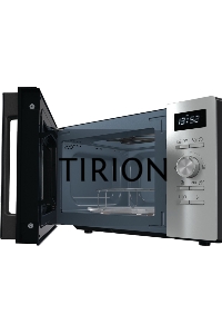 Микроволновая печь Gorenje MO20A4XH нержавеющая сталь/чёрный, 20 л, 800 Вт, переключатели - кнопки/поворотный механизм