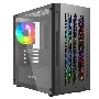 Корпус Powercase Mistral Micro D3B ARGB, Tempered Glass, 2x 140mm ARGB PWM+1x 120mm ARGB PWM, чёрный, mATX  (CMMDB-A3)