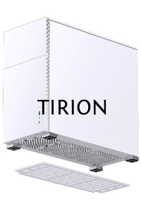 Корпус без блока питания JONSBO D41 STD SCREEN, Midi-Tower, no fan, 1xUSB-A 3.2 + 1xUSB-C 3.2, ATX, mATX, White