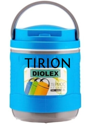 Термос Diolex DXС-1200-2 1200 мл, пластиковый с колбой из нерж. стали