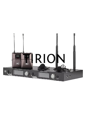 Радиосистема ITC T-521UL UHF двухканальная с двумя петличными микрофонами, LCD дисплей, True Diversity, частотный диапазон 470-510 MHz.
