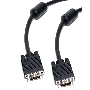 Кабель VGA сигнальный HD15M/HD15M, ферр.кольца, 15м, 5bites APC-133-150