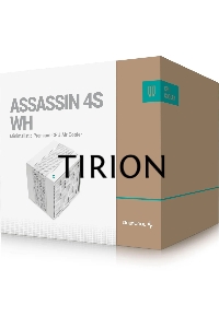 Кулер для процессора DEEPCOOL ASSASIN 4S WH белый, 140 мм, алюминий/медь, 1800 об/мин, 29.3 дБ, 4 pin, 250 Вт, 164 мм