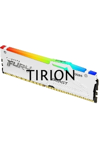 Оперативная память Kingston Fury Beast, DDR5, 32GB (1x32GB), 6000MHz, CL30, с радиатором, RGB, белый