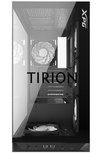Компьютерный корпус XPG INVADER X BLACK (INVADERXMT-BKCWW) Mid-Tower Gaming ATX PC Case with Panoramic View, Tempered Glass Panels, and RGB Lighting Black