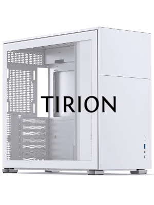 Корпус без блока питания JONSBO D41 STD SCREEN, Midi-Tower, no fan, 1xUSB-A 3.2 + 1xUSB-C 3.2, ATX, mATX, White