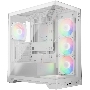 Компьютерный корпус XPG INVADER X WHITE (INVADERXMT-WHCWW) Mid-Tower Gaming ATX PC Case with Panoramic View, Tempered Glass Panels, and RGB Lighting Black