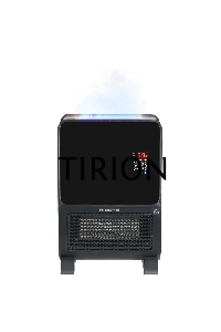 Тепловентилятор HIBERG TSH 3000 B, черный, 2000 Вт, 30 м2, с увлажнителем