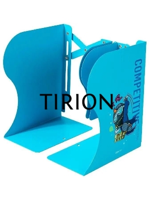 Подставка-ограничитель для книг Deli 78632BLUE 220х114х480мм синий