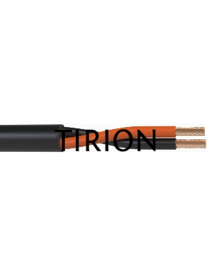 Кабель акустический 50 м, 16 AWG FRNC/LSZH, 1,5 мм2, диаметр 7мм, экран, медь 28 x 0,25 мм, черный, бухта