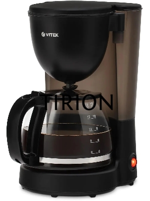 Кофеварка капельная Vitek VT-1500(MC) чёрный, исп. кофе - молотый, 1.25 л, 600 Вт