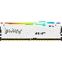 Оперативная память Kingston Fury Beast, DDR5, 16GB (1x16GB), 6800MHz, CL34, с радиатором, RGB, белый