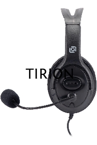 Наушники с микрофоном Oklick HS-M400 черный 1.8м накладные оголовье