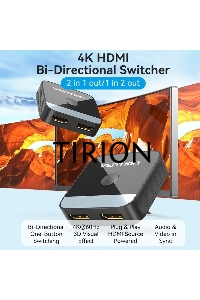 Переключатель - разветвитель Vention HDMI v2.0 4K двунаправленный 2x1/1x2