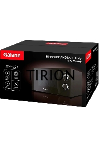 Микроволновая печь Galanz MOS-2001MB черный, 20 л, 700 Вт, переключатели - поворотный механизм